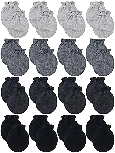 16 Pairs Newborn Infant Baby Mittens No Scratch, product photograph