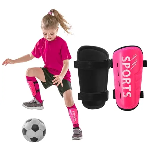 Sports Soccer Shin Guards, Pink, product photograph