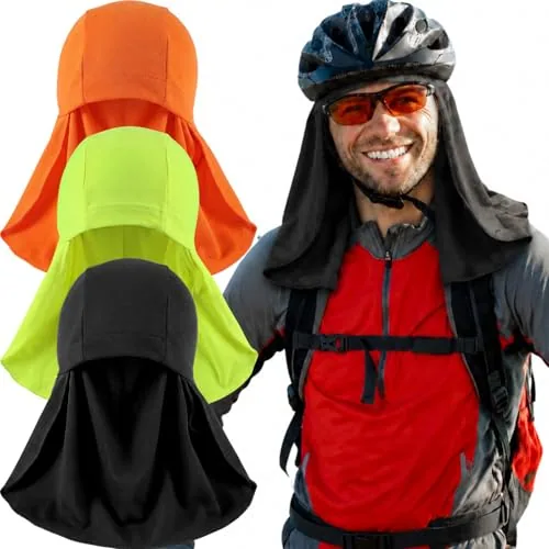 3 Piece Helmet Liner Cap, Black, product photograph