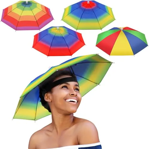 4 Piece Umbrella Hat, product photograph