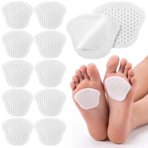 20 Piece Metatarsal Pads, White, product photograph