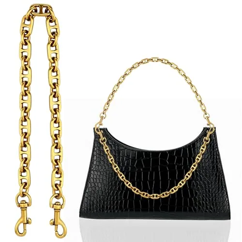 DIY Vintage Aluminum Gold Bag Chain 18 Chunky Purse, product photograph