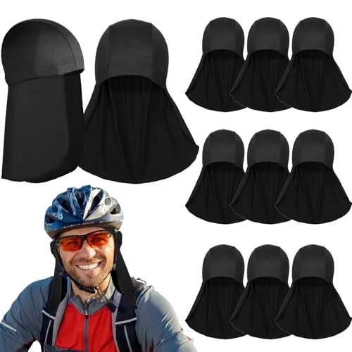 9 Piece Helmet Liner, Black, product photograph