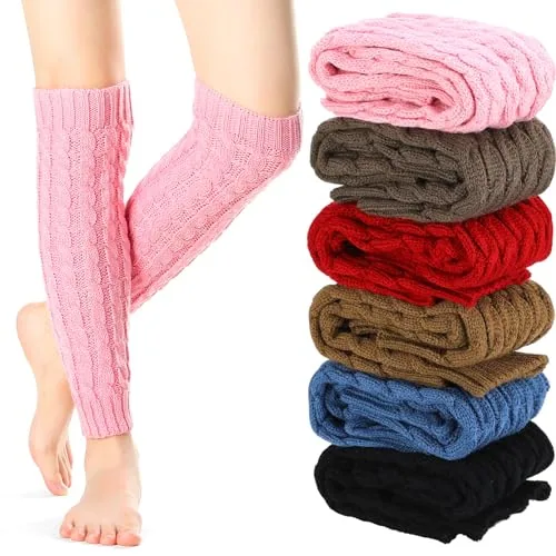6 Pairs Leg Warmers Women, product photograph