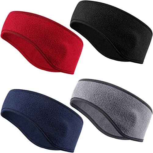 4 Piece Kids Fleece Headband Winter Ear Warmer Ear Muff Headbands, product photograph