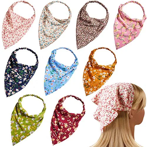 9 PS Hair Scarf Headband, Multicolour, product photograph