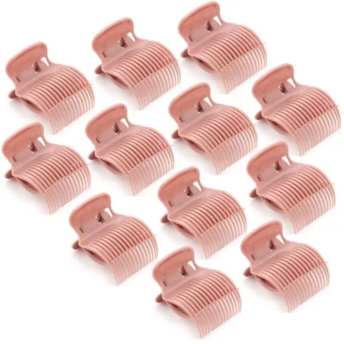 Hot Roller Clips, Pink, product photograph