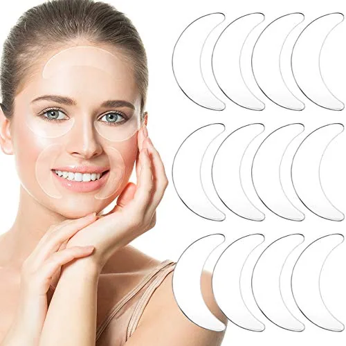 Silicone Eye Wrinkle Pads Reusable Under Eye Patches, Clear, product photograph
