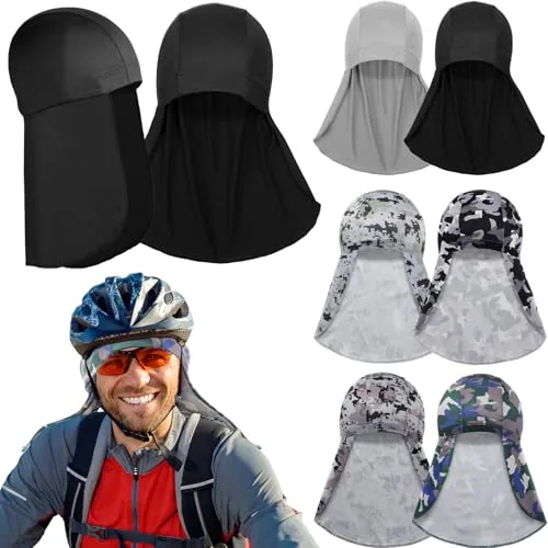 6 Piece Helmet Liner, Black, product photograph