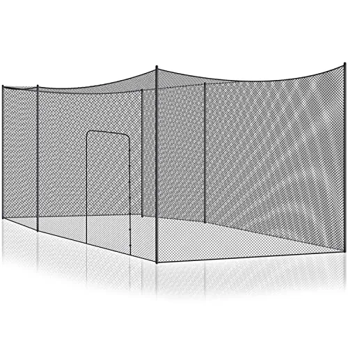 Baseball Batting Cage Net, Black, product photograph