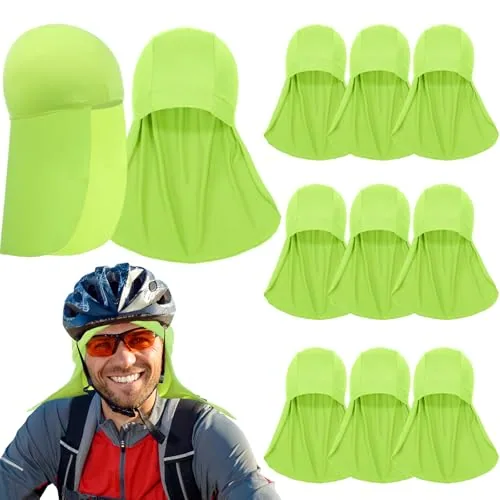 9 Piece Helmet Liner, Yellow, product photograph