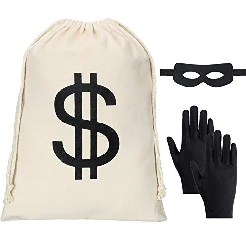 Robber Costume Set, Multicolour, product photograph
