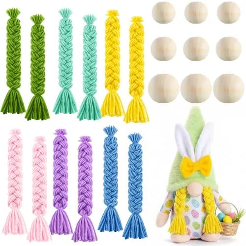 21 Piece Spring Gnome Braids, product photograph