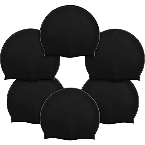 Swim Caps, Black, product photograph