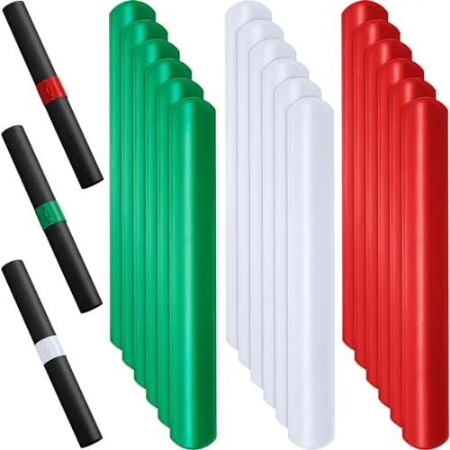 18 Piece Wrapping Paper Roll Holder Christmas, Red, product photograph