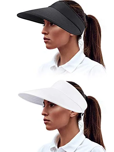2 Piece Folding Sun Visor Hats, product photograph