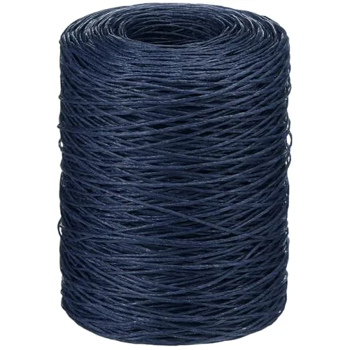 673 Feet Floral Vine Bind Wire Rustic Craft Wire, Blue, product photograph