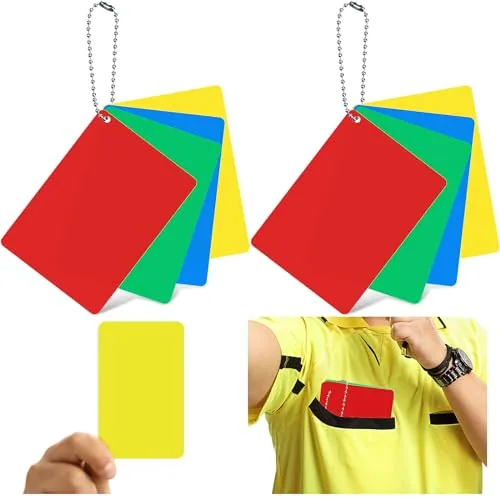 Soccer Referee Cards Football Referee Penalty Card Red, product photograph
