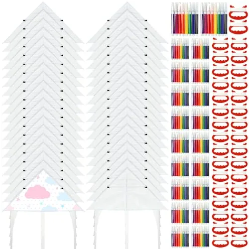 120 Piece DIY Blank Kite, product photograph