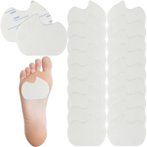 40 Piece Metatarsal Pad Men Women 1/4 Inch Thick Ball of Foot Pain, Multicolour, product photograph