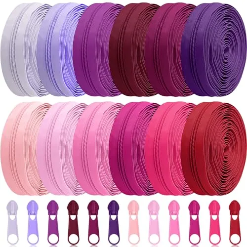 36 Yard #5 Zipper Tape by Yard, Pink, product photograph
