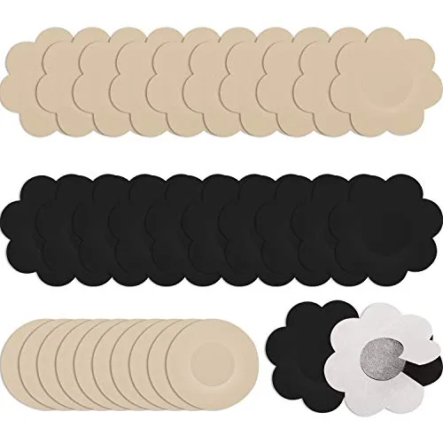 Self-Adhesive Nipple Breast Covers Self Adhesive Disposable Flower, product photograph