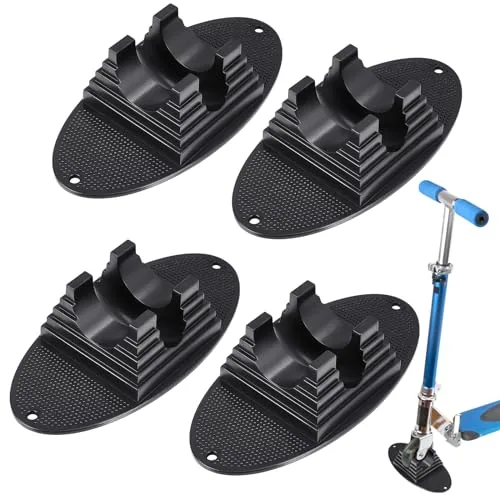 4 Piece Scooter Stand Holder Floor Scooter Storage Parking Stand, product photograph