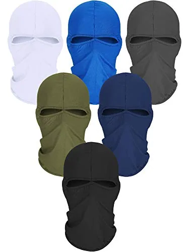 6 Piece Ski Mask Balaclava Full Face Cover Windproof Mask, product photograph
