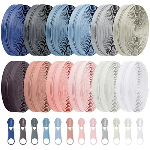 36 Yard #5 Zipper Tape by Yard, Grey, product photograph